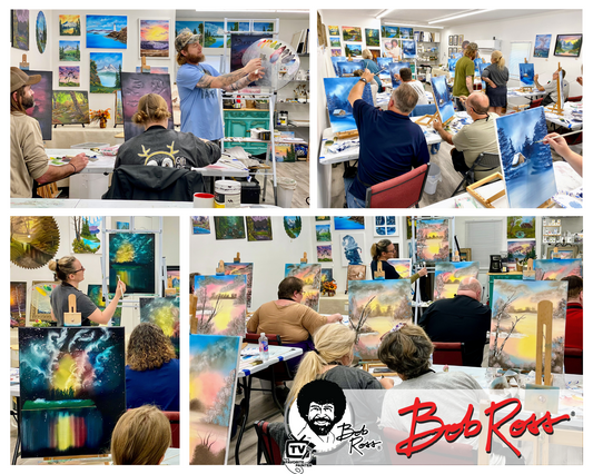 Bob Ross style painting class in Henderson TN