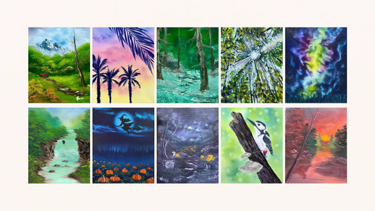 60 Paintings in 30 Days. Whose Bright Idea Was That?