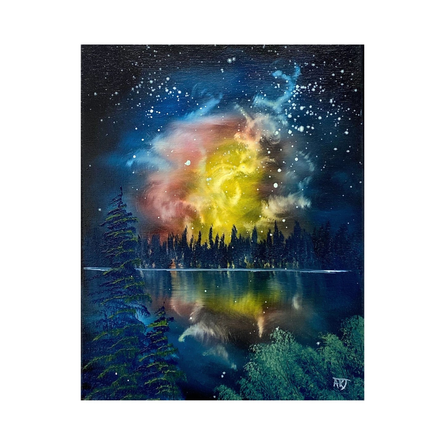 Celestial Radiance - original oil painting by Anna Holmes