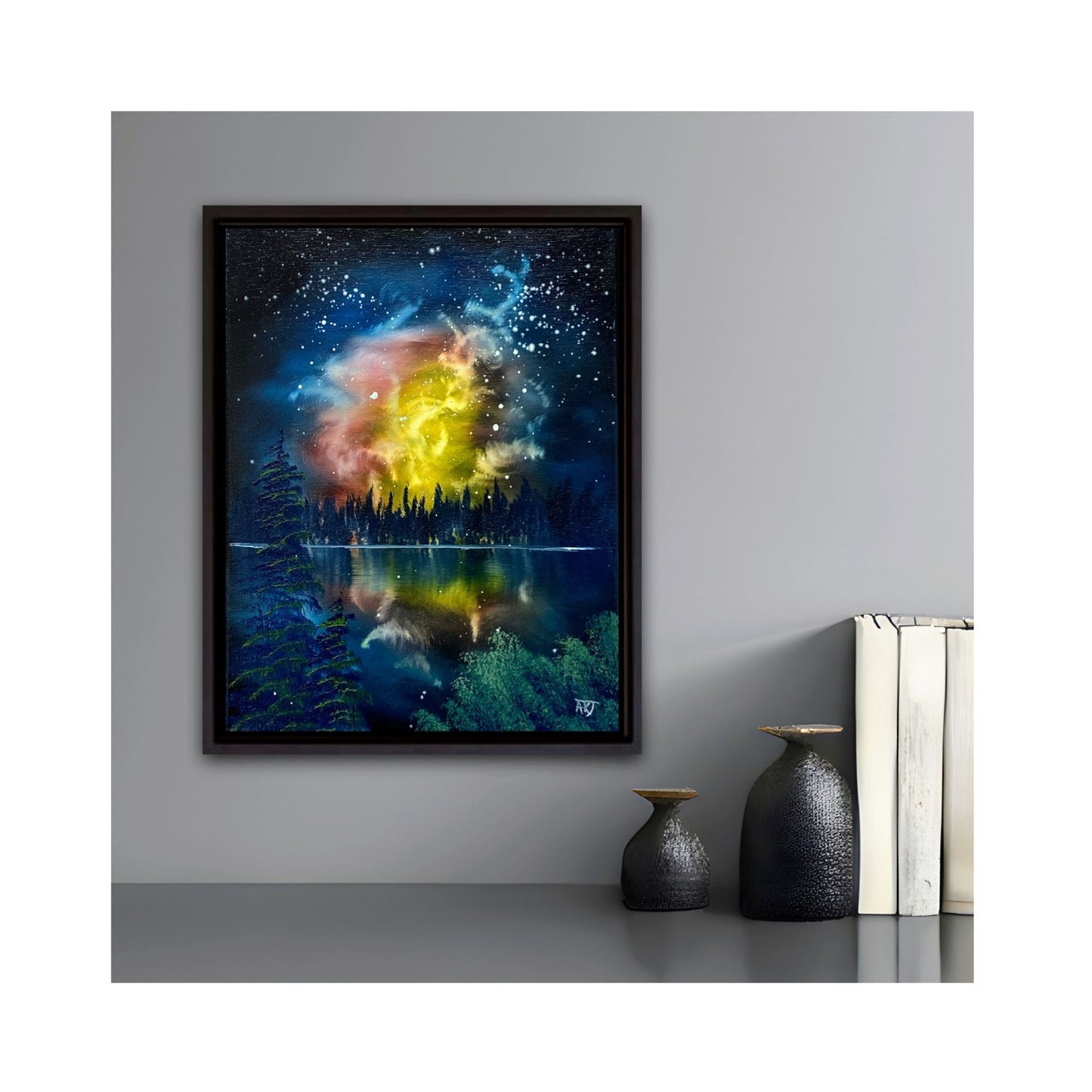 Celestial Radiance - original oil painting by Anna Holmes