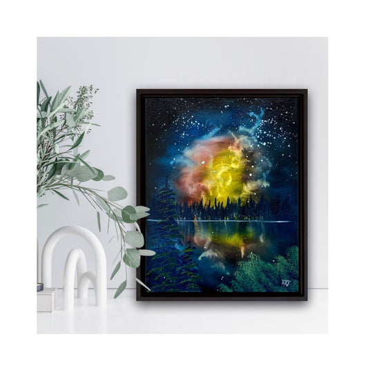 Celestial Radiance - original oil painting by Anna Holmes