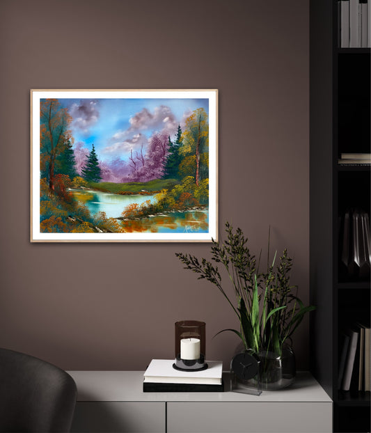 Tranquil Reflections in Autumn – Fine Art Print