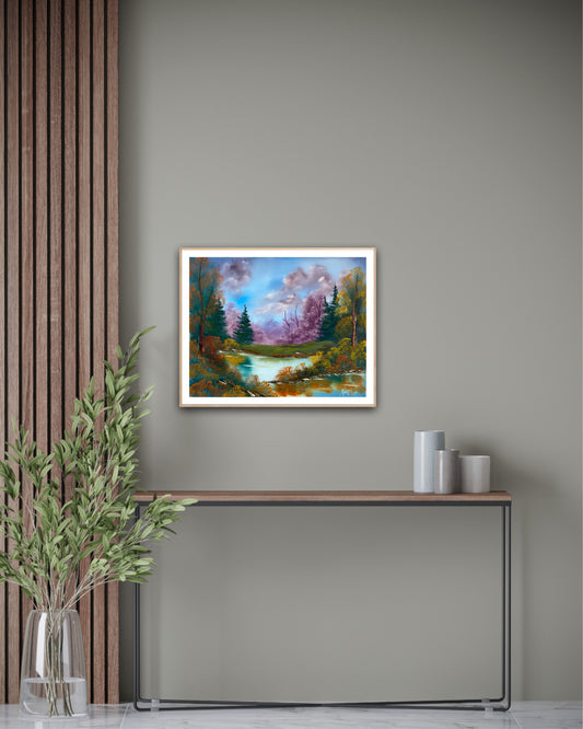 Tranquil Reflections in Autumn – Fine Art Print