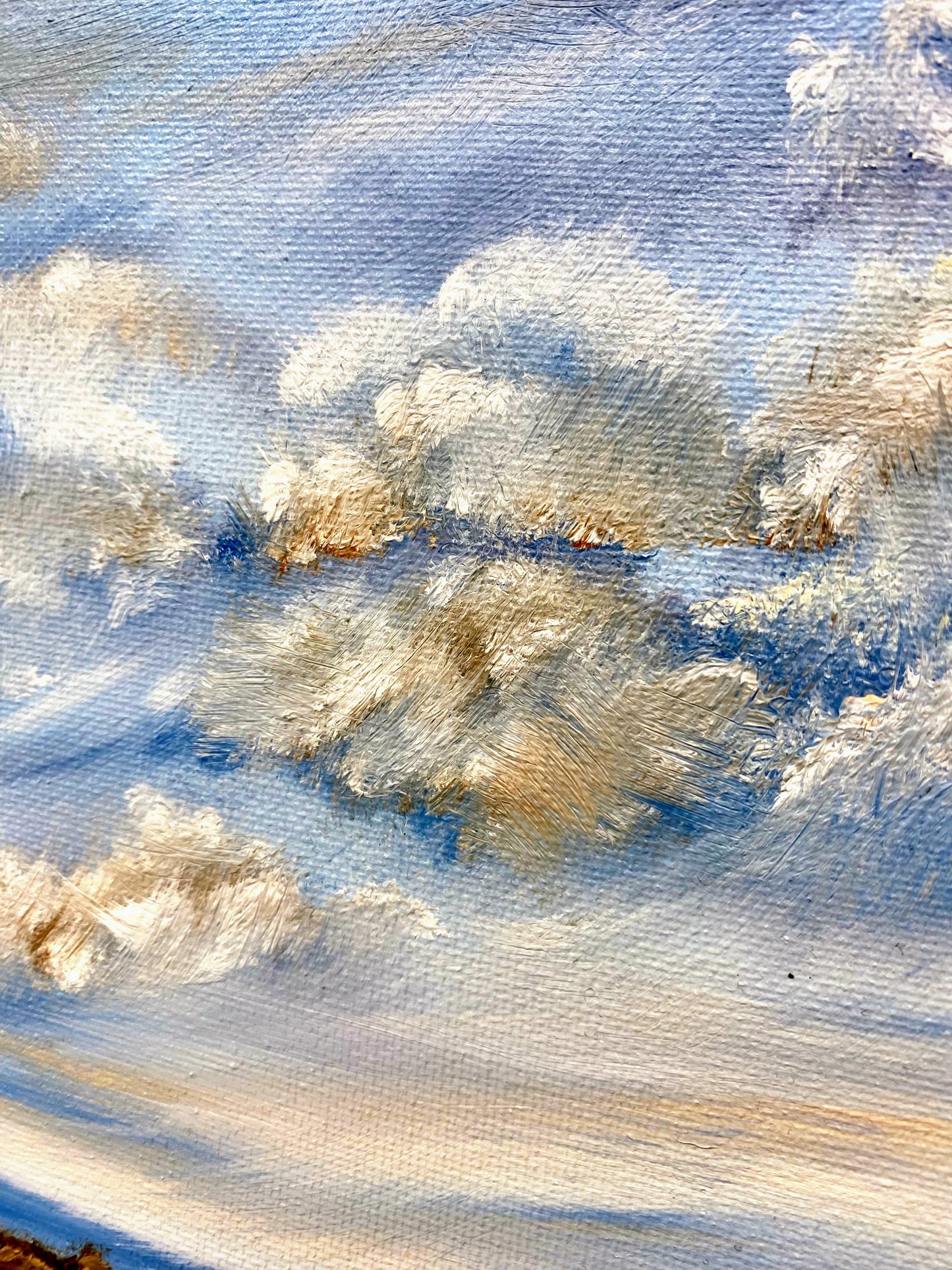 Humbled by Horizon – Original 6x8 Oil Painting on Canvas