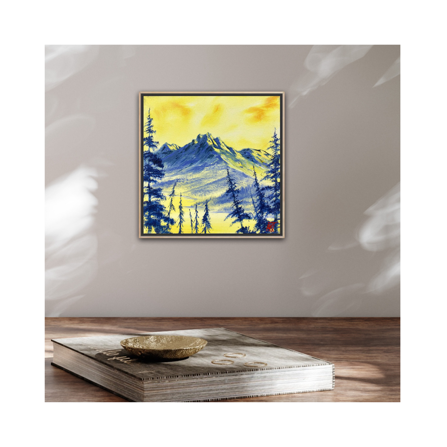 Worth the Climb – Original 8x8 Oil Painting on Canvas