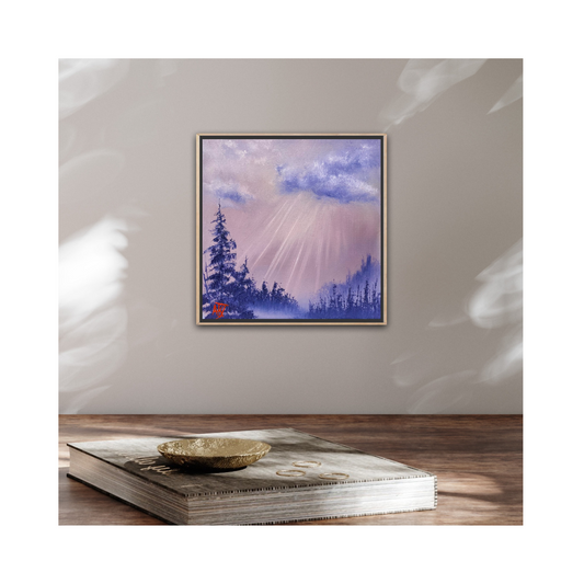 A Quiet Promise – Original 8x8 Oil Painting on Canvas