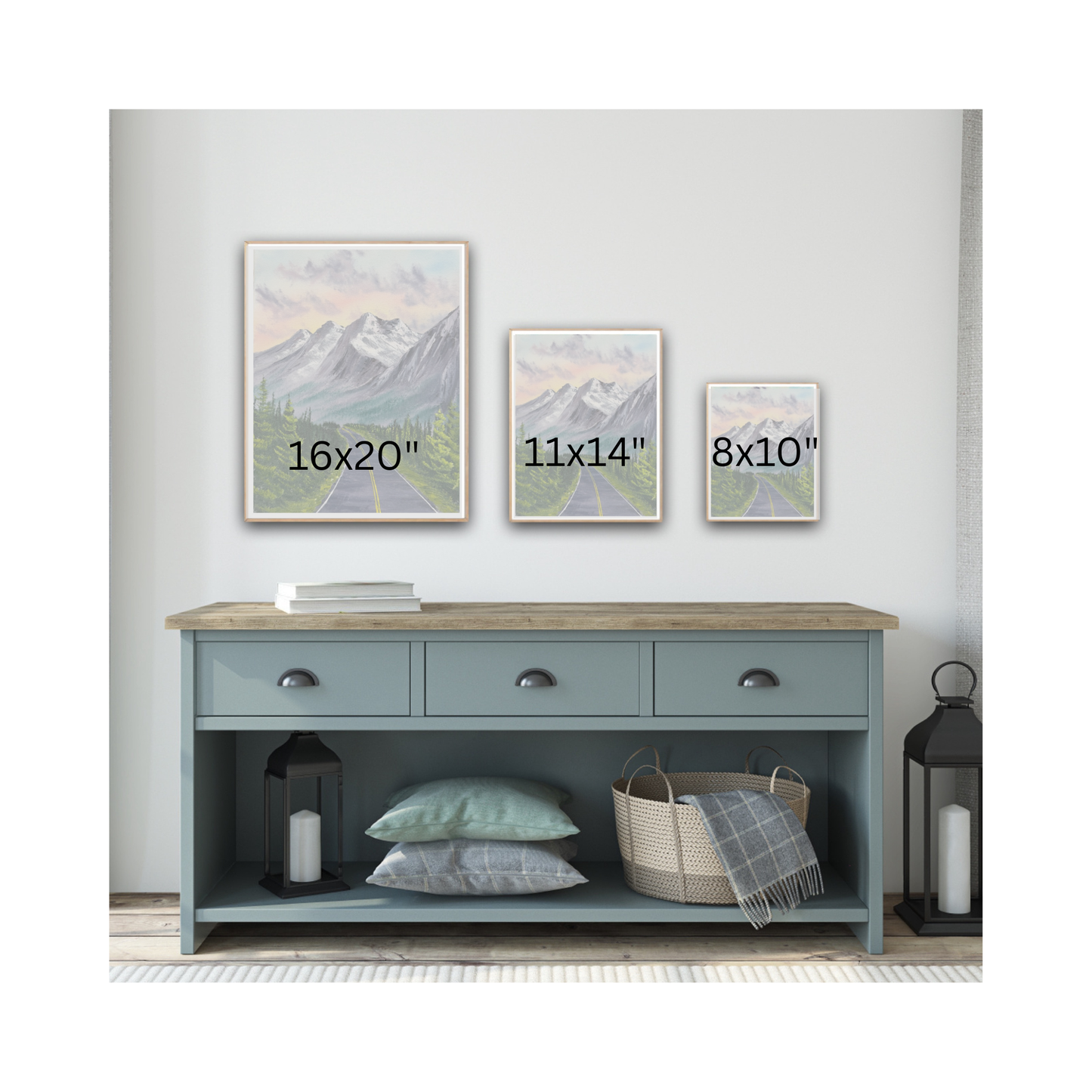 Where the Light Lingers – Golden Hour Pond Print