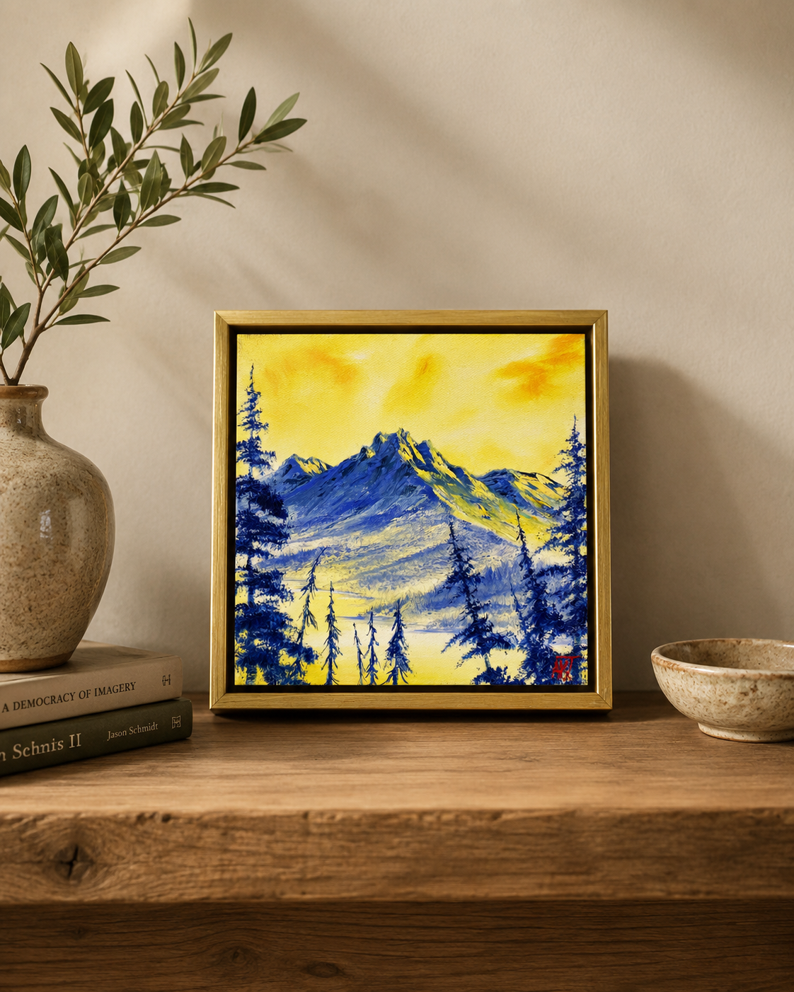 Worth the Climb – Original 8x8 Oil Painting on Canvas